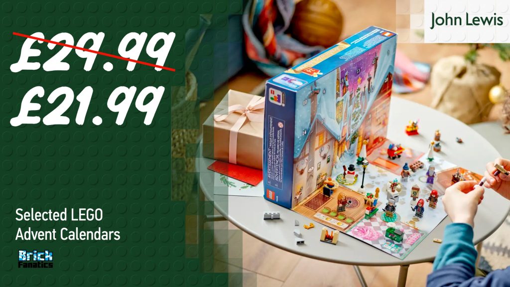 Doppelte Rabatte auf LEGO Adventskalender bei John Lewis
