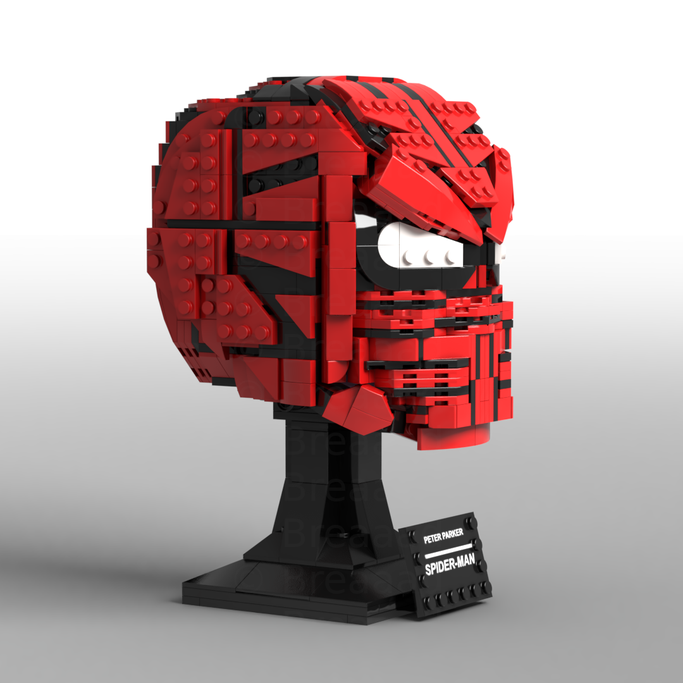 What could a LEGO Marvel SpiderMan helmet look like?